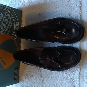 Bass tassle loafers.